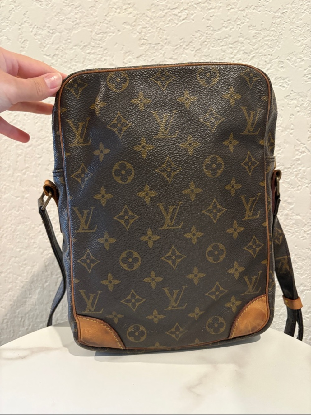 Louis Vuitton MM Danube Monogram Shoulder Bag - Picture 7 of 14
